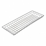 Marlin Steel Wire Products Storage Basket,Rectangular,Steel 127-12