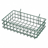 Marlin Steel Wire Products Storage Basket,Rectangular,Stainless  923-08