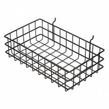 Marlin Steel Wire Products Storage Basket,Rectangular,Steel  923-01