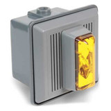Edwards Signaling Horn Strobe,Amber,5-1/2 In. H,24VAC/DC 868STRA-AQ