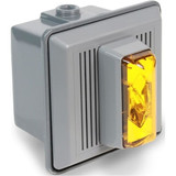 Edwards Signaling Horn Strobe,Amber,5-1/2 In. H,24VAC/DC 868STRA-AQ