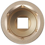 Ampco Safety Tools Socket, Almn Brz, Natural, 15/16 in DW-1/2D15/16