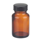 Wheaton Bottle,75 mm H,Amber,44 mm Dia,PK24 W216952