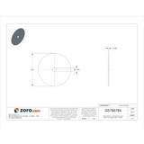 Manufacturer Varies FndrWsh,Znc,Stl,5/16 in,3x0.065in,100PK U38210.031.0300