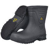 Shoes for Crews Rubber Boot,Men's,5,Mid-Calf,Black,PR 885999104980