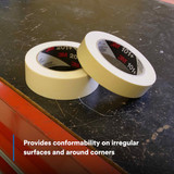 3m Masking Tape,15-16" W,60 yd L,Tan,PK36 101+