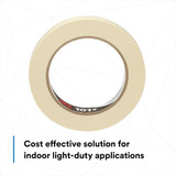3m Masking Tape,15-16" W,60 yd L,Tan,PK36 101+