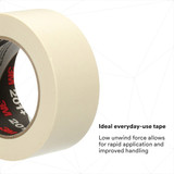 3m Masking Tape,1 7-8" W,60 yd L,Tan,PK24 201+