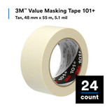 3m Masking Tape,1 7-8" W,60 yd L,Tan,PK24 101+