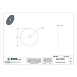 Manufacturer Varies FndrWsh,Znc,Stl,3/8 in,3x0.065in,100PK U38210.037.0300