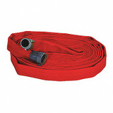 Kuriyama Fire Products Fire Hose,50 ft,Red,Rubber GHI15ARMTEX50NB