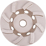 Diamond Vantage Grinding Wheel,Cup ,No. Seg. 9,4-1/2 in 45HDDGSX1
