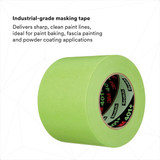 3m Masking Tape,3 3/4" W,60 yd L,Green,PK8 401+