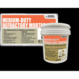 Akona Refractory Mortar,50 lb,Bag,White 104319