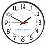 American Time Wall Clock,Analog,Electric U55BHAA504