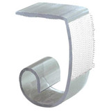 Super Multi-Clip by Fastenation Table Skirt Clip,1 in L,Clear,PK250 SMC