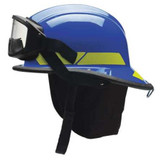 Bullard Fire Helmet,Blue,Modern  LTXBLGIZ4