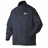 Miller Electric Welding Jacket,Navy,Cotton/Nylon,L 244751