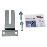 Quakehold! High Z-Bracket,1 In,Stainless Steel RZ.050.1