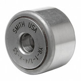 Smith Bearing Yoke Roller,1 1/2 in Dia,Std,Dbl Seal YR-1-1/2-X-SS