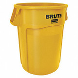 Rubbermaid Commercial Utility Container,55 gal.,Yellow FG265500YEL