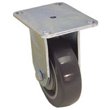 Sim Supply NSF-Listed Plate Caster,Rigid,325 lb.  P12R-UP060D-P2