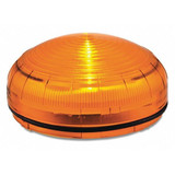 Federal Signal Beacon Warning Light,Amber,LED SLM350A