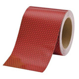 Oralite Reflective Tape,W 6 In,Red  18714