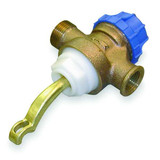 Bradley Foot Valve,Brass, Plastic,3-1/2in S07-066