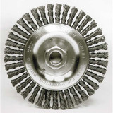 Weiler Twist Wire Wheel Brush,Threaded Arbor 93446