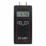 Dwyer Instruments Handheld Digital Manometer,4 Digit LCD 475-000-FM