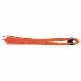 Presco Fluorescent Orange,6 In.,Whiskers,PK1000 W6*OG-200