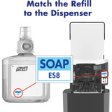 Purell Soap Disp,BLK,1,200 mL,10 inD 7734-01