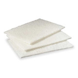 3m Scouring Pad,9 in L,White,PK60 00048011074450