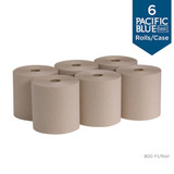Georgia-Pacific Paper Towel Roll,800,Brown,26301,PK6 26301