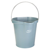 Vikan Hygienic Bucket,3 1/4 gal,Gray 568688