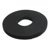 Velcro Brand Hook-and-Loop Cable Tie Roll,75 ft,Black 189645
