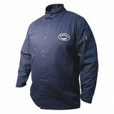 Caiman Welding Jacket,L,Navy,44" to 46" Chest 3000-5