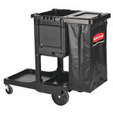 Rubbermaid Commercial Cleaning Cart,38 in H,32 gal Cap. 1861430