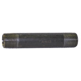 Sim Supply Black Pipe Nipple,Threaded,3x8 In  590-080