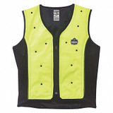 Chill-Its by Ergodyne Dry Cooling Vest,Lime,72 hr.,3XL 6685