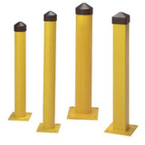 Manufacturer Varies Bollard ,42 in H,Yellow ,Carbon Steel 3KZV4
