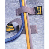 Rip-Tie Hook-and-Loop Mountable Tie,4 in,Blk,PK5 C-04-005-BK