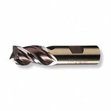 Cleveland Sq. End Mill,Single End,HSS,3/4" C41264