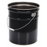 Manufacturer Varies Pail,Steel,Black,Open Head PAIL-STL-RI-UN