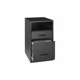 Space Solutions Desk Pedestal,18" Depth,Black 18505
