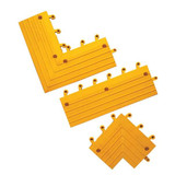 Wearwell Mat Ramp,Yellow,6 in. x 18 in.,PK10 560