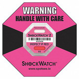 Shockwatch G-Force Indicator Label,5G,PK50 45000K