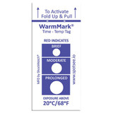 Warmmark Temperature Indicator Label,Heat,PK100 WM 20/68