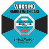 Shockwatch G-Force Indicator Label,10G,PK50 46000K
